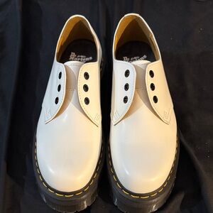 Dr. Martens White Leather Men's Shoes brand new